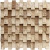 KR1076 Pinar Mix 23 * 48mm Pinar Light - Nicole Ceviz Matt Traverten Mix