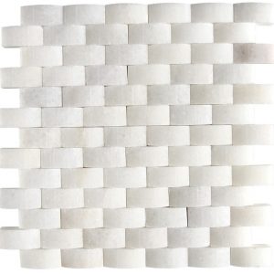 KR1198 Korel White 23 * 48mm Fehér Márvány