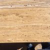 60*30*1,2cm Natúr tömítettlen fényezett csíkos travertin